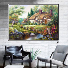 Charger l'image dans la galerie, Décor - diamant rond complet - 30x25cm