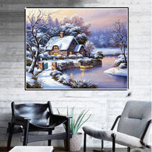 Charger l'image dans la galerie, Décor - diamant rond complet - 30x25cm