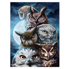 Charger l'image dans la galerie, Oiseau - diamant rond complet - 40x30cm