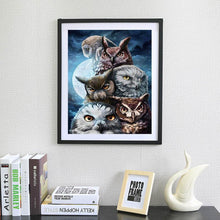 Charger l'image dans la galerie, Oiseau - diamant rond complet - 40x30cm