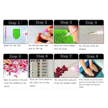 Charger l'image dans la galerie, Papillon de rêve - diamant rond complet - 30x40cm