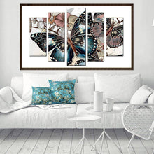 Charger l'image dans la galerie, Papillon - diamant rond complet - 95x45cm