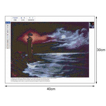 Charger l'image dans la galerie, Phare - diamant rond complet - 40x30cm