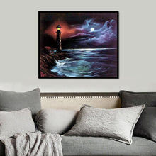 Charger l'image dans la galerie, Phare - diamant rond complet - 40x30cm