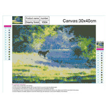 Charger l'image dans la galerie, Paysage - diamant rond complet - 30x40cm