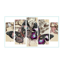 Charger l'image dans la galerie, 5pcs/set papillon coloré - peinture complète diamant - 95x45cm