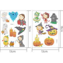 Charger l'image dans la galerie, 2pcs Halloween DIY Diamant Dessin Autocollants