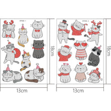 Charger l'image dans la galerie, 2pcs Noël DIY Diamant Dessin Autocollants