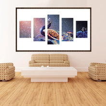 Charger l'image dans la galerie, Peacock 5 - photos - diamant rond complet - 95x45cm