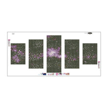 Charger l'image dans la galerie, 5pcs/set starry onirique - peinture complète en diamant - 95x45cm