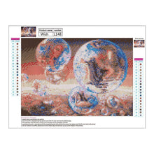 Charger l'image dans la galerie, Château de rêve - diamant rond complet - 40x30cm