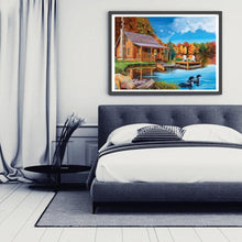 Charger l'image dans la galerie, Paysage - diamant rond complet - 40x30cm