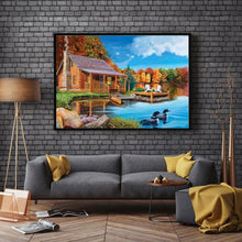 Charger l'image dans la galerie, Paysage - diamant rond complet - 40x30cm