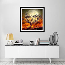 Charger l'image dans la galerie, Arbre d’Halloween - diamant rond complet - 30x30cm