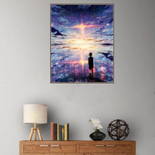 Charger l'image dans la galerie, Ciel - diamant rond complet - 25x30cm