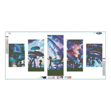 Charger l'image dans la galerie, Monde sous-marin 5 - photos - diamant rond complet - 95x45cm