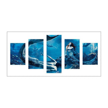 Charger l'image dans la galerie, 5pcs/set mermaid - peinture complète en diamant - 95x45cm