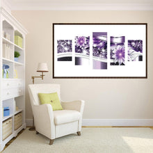 Charger l'image dans la galerie, 5pcs/set flower - peinture en diamant ronde - 95x45cm