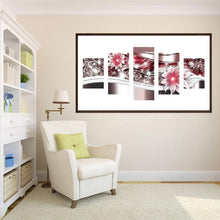 Charger l'image dans la galerie, 5pcs/set flower - peinture en diamant ronde - 95x45cm