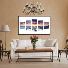 Charger l'image dans la galerie, Coucher de soleil 5 - photos - diamant rond complet - 95x45cm
