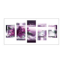 Charger l'image dans la galerie, 5pcs/fleurs sertie - peinture complète de diamant - 95x45cm
