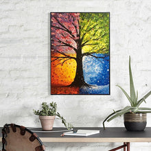 Charger l'image dans la galerie, Arbre coloré - diamant rond complet - 30x40cm