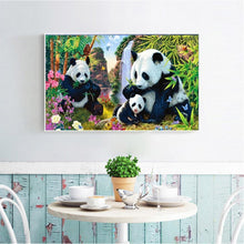 Charger l'image dans la galerie, Panda mignon - peinture complète de diamant - 40x30cm