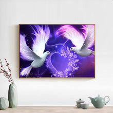 Charger l'image dans la galerie, Oiseau volant - diamant rond complet - 40x30cm