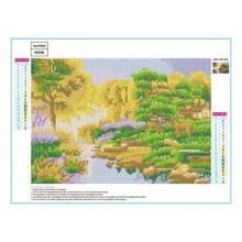 Charger l'image dans la galerie, Vue sur la rivière - peinture diamant pleine - 40x30cm