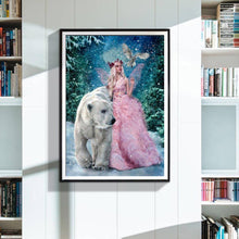 Charger l'image dans la galerie, Ours polaire de beauté - peinture complète de diamant - 30x40cm