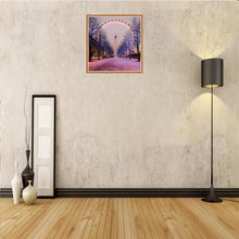 Charger l'image dans la galerie, Roue romantique de ferris - diamant rond complet - 30x30cm