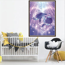 Charger l'image dans la galerie, Amateurs de dauphins - peinture diamant - 30x40cm