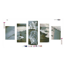 Charger l'image dans la galerie, Chat de réflexion 5 - image - diamant rond complet - 95x45cm