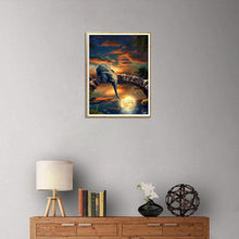 Charger l'image dans la galerie, Éléphant de lac - peinture complète de diamant - 40x30cm