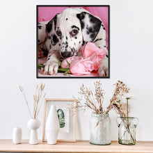 Charger l'image dans la galerie, Fleur de chien - peinture complète de diamant - 30x30cm