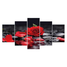 Charger l'image dans la galerie, 5pcs/set rose - peinture complète en diamant - 95x45cm
