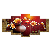 Charger l'image dans la galerie, 5pcs/vase serti - peinture complète en diamant - 95x45cm