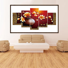 Charger l'image dans la galerie, 5pcs/vase serti - peinture complète en diamant - 95x45cm