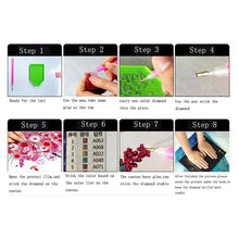 Charger l'image dans la galerie, Maison de village - diamant rond complet - 30x30cm