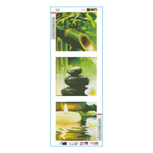 Charger l'image dans la galerie, 3pcs/décor set - peinture en diamant ronde - 80x30cm