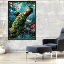 Charger l'image dans la galerie, Paon - peinture en diamant complet - 30x40cm