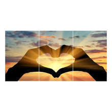 Charger l'image dans la galerie, 3pcs/set love - peinture en diamant ronde - 80x40cm