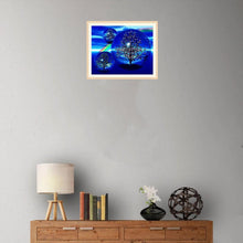 Charger l'image dans la galerie, Boule d’arbre de nouveauté - diamant rond complet - 30x25cm