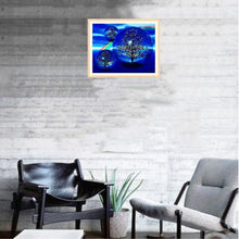 Charger l'image dans la galerie, Boule d’arbre de nouveauté - diamant rond complet - 30x25cm