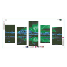 Charger l'image dans la galerie, 5pcs montagne - diamant rond complet - 95x45cm