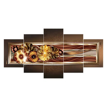 Charger l'image dans la galerie, 5pcs/set flower - peinture en diamant ronde - 95x45cm