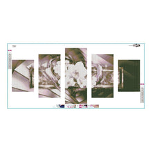 Charger l'image dans la galerie, 5pcs/set mith orchid - peinture complète en diamant - 95x45cm