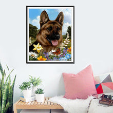 Charger l'image dans la galerie, Jardin de chien - peinture en diamant complet - 40x30cm