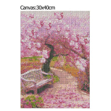 Charger l'image dans la galerie, Pêcher - diamant rond complet - 30x40cm