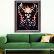Charger l'image dans la galerie, Crâne - peinture en diamant complet - 30x40cm